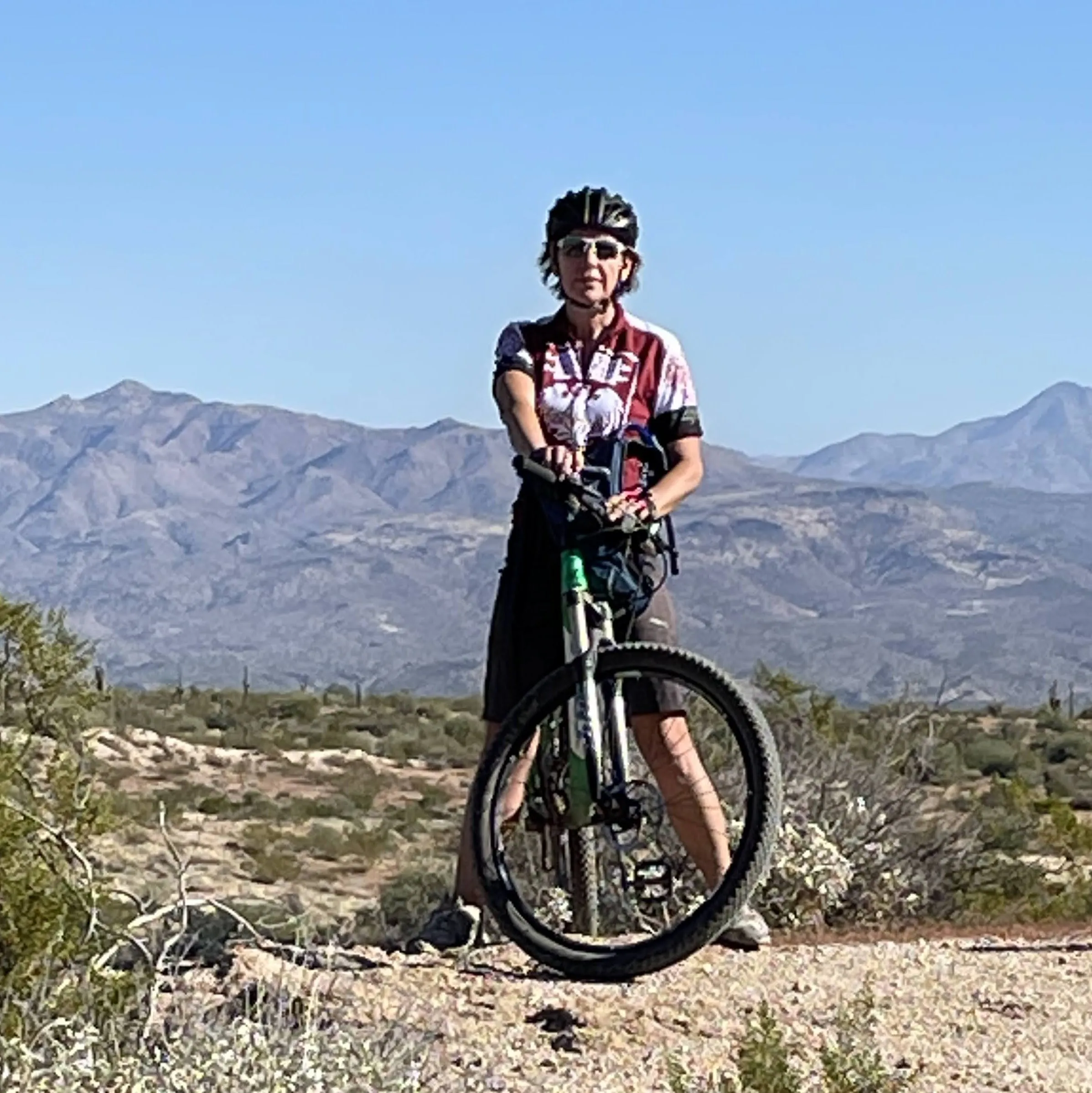 Else Johnson mountain biking